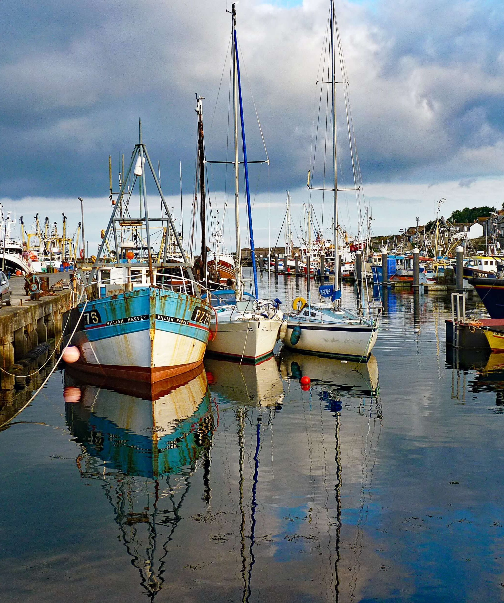 Boats in harbour