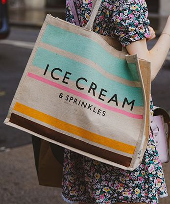 Person with shopping bag